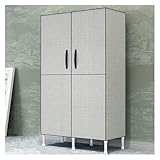 Tragbarer Kleiderschrank-Organizer, robuste Struktur, einfach zu montieren, Mehrzweckschrank für Schlafzimmer, 86,4 cm L x 45 cm T x 175,3 cm H