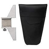 Tiefenmessschieber aus Stahl, Zubehör für Messschieber, Werkzeug mit feiner Stahlkonstruktion, tragbare Basis für digitale Messschieber mit Zifferblatt, 7 x 0,8 x 3 cm