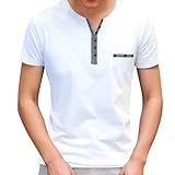 Generisch Oversized Tshirt Herren Beiläufiges Sommer-T-Shirt Rundhalsausschnitt Kurzarm-T-Shirt