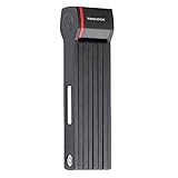 TRELOCK Faltschloss FS 280/100 TWO.GO, 100 cm lang, inkl. X-MOVE-Halter, Sicherheitsstufe 7, Passend für alle Rahmen, Mit 2 Schlüsseln