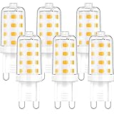 Oaomi G9 LED Lampe Warmweiß 3000K G9 LED, LED Leuchtmittel 3W Entspricht Ersetzt 40W Halogenlampe 30W-40W, glühbirne g9 LED Lampen Kein Flackern,Nnicht Dimmbar Leuchtmittel G9