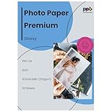 Premium Foto Inkjet Papier Glänzend 68lb. 10,5 mil 20,3 x 25,4 cm-50 Blatt