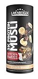 Layenberger 3K Protein Müsli Schoko-Banane, satte 50,6 % Eiweiß und nur 19,9 % Kohlenhydrate bei nur 9,1 g Zucker, (1 x 390 g)