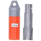 ZenithAur Stahlplatten-Lochschneider mit 5,1 cm tiefem Schnitt und Zähnen aus Hartmetall, ein Hohlbohrer für Magnetbohrmaschinen auf Eisen-/Nichteisenmetallen (26mm)