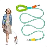 Freihändige Hundeleine, Verstellbarer Joggingleine Hunde mit Schwamm Griff Freihandleine Hund Jogging Leine Hundeleine Crossbody Taille Leine für Klein Mittel Hunde Bis 50Kg, 1 Stück, Grün