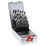 Bosch Professional 25tlg. HSS Spiralbohrer PointTeQ Set (für Metall, ProBox, Zubehör Bohrschrauber)