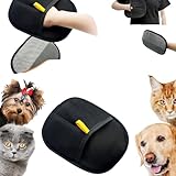 Fellmagnet Handschuhe 2025 - Doppelseitige Fellpflegehandschuhe für Katzen/Hunde, Antistatische Haarentfernung an Sofa & Kleidung, Wiederverwendbar mit Massagefunktion Für Glänzendes Tierfell-1 Stück