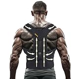 lifelove Haltungskorrektor für Männer und Frauen, Verstellbare Rückenstütze gegen Rundrücken - Atmungsaktive Rückenbandage für Büro, Alltag & Sport