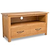 UTSRABFA Lowboard Fernsehschrank Sideboard Schlafzimmer Couchtisch TV-Schrank 90x35x48 cm Massivholz Eiche Geeignet für Kinosäle, Wohnzimmer, Schlafzimmer, Wohnungen