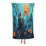 Reisehandtuch Halloween 3 Sporthandtücher Leichtes Campingtücher Mikrofaser Beach Towel Für Wandern Fitness 80X130Cm