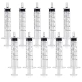 10 Stück Spritze, 5ML Wiederverwendbare Spritze, Dosierspritze Ohne Nadel, Werkzeuge für Flüssigkeitsmaß Spritzen, Futterspritze, für Labor,Tierfütterung, Pflanzenbewässerung