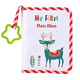Erstjahres-Fotoalbum, Baby-Fotoalbum | Cartoon-Elch-Fotobuch erstes Jahr, elastisches Familienbuch für Babys, Fotoalbum für Kleinkinder, Baby-Fotoalbum, jou