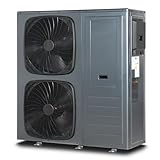 Smad R290 A+++ Inverter Luft Wärmepumpe, 16KW, COP 4.92, Warmwasser, Kühlung, Heizung, monoblock, Wifi, 220-240V 50Hz, Frostschutz, elektrische Zusatzheizung, Silent-Modus