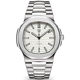 Pagani Design Herren-Automatik-Armbanduhr, Edelstahl, wasserdicht, 100 m, mechanische Armbanduhren PD1728…