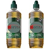 Moritz 2 Liter Bio Lampenöl gelb farbig für Öllampen Bambusfackeln Gartenfackel und Wandfackeln