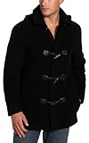 Andrew Marc Herren Dufflecoat aus Wolle, Schwarz, L
