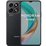 HONOR X6b Smartphone, Android Mobile Phones Without Contract (5200 mAh, 128GB/4GB, Android 14, 6,56 Zoll 90Hz Display, Octa-Core, 50+2MP, Dual SIM, NFC), Midnight Black