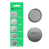 Greencell CR2025 Lithium-Knopfzelle 3V 160mAh, 5 Stück - Zuverlässige und langlebige Stromversorgung für Uhren, Taschenrechner, Waagen und Elektronik.