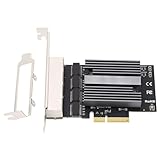 4 Port Gigabit Ethernet Card Hochleistung 2.5G -Netzwerkadapter mit hervorragender Wärmeableitungen für Desktop -Computer Workstation Server