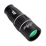 Kompaktes Monokular mit hoher Leistung, 16 x 52 Monokulare, Dual-Fokus-Optik, Low-Light-Monokular