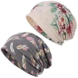 DRESHOW Slouchy Beanie Mütze Damen Leichte Beanie Chemo Kopfbedeckung Laufmütze Sportmütze für Damen