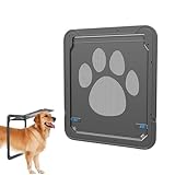 Innen Hundegitter Türklappe - Hundegitter Türeingang mit Verriegelung - Vielseitiger Ersatzklappenverschluss Haustier Durchgangsöffnung für Innen Außen Balkon Garten