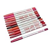Ipetboom 12PCS Wasserdichte Lippenkonturenstifte Set Mehrfarben Langanhaltende Lip Liner Für Präzise Lippenkonturen Und Make up Perfektion