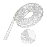 FUANA für Pelletofen Heizungsdichtung mit Backofentürdichtung Flachseil 15 x 3 mm, Fiberglas Hochtemperaturbeständige Verpackung für Ofen Glas und Boiler Heizkörper Zubehör