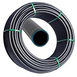 Kolor Neu 3-Lagig PE Rohr PN4, PN6, 4 Bar, 6 Bar Verlegerohr Wasserleitung 16mm 20mm 25mm 32mm Versorgungsleitung Bewässerung PE-Rohrleitung Druckrohr (DN 20 mm (4,0 bar PN4), 25 meter)