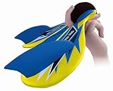 Günther Flugspiele 1517 - Wurfgleiter Sky Master, ca. 27 x 13 cm, Segelflieger für Weitwürfe, mit Abrollrad, fliegt ca. 20 m, Outdoor Flieger Spielzeug für Kinder ab 5 Jahren