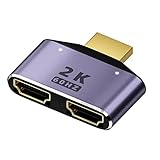 CPAOWEHF Kompatibel Kabel Splitter Adapter 1 In 2 Out Port Stecker Auf 2 1080P Für Spiele Videos Multimedia