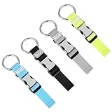 4 PCS Gepäckband Jackengreifer, Gepäck Hinzufügen Gepäckgurt, Hoch Langlebigkeit Verstellbare Gepäckband Reisezubehör für Mitführen Von Zusätzlichem Gepäck