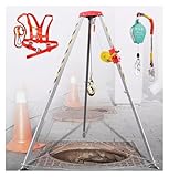 Einziehbare Rettungssets, Fallschutzausrüstung, Kabel-Rettungsständer für enge Räume, mit Seilwinde, Rettungsausrüstung für enge Bereiche, Sicherheitsgurtsystem