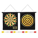 Magnetische Dartkarte, magnetisches Dartboard – Spaß im Freien im Innenbereich, magnetisches Dartboard für Erwachsene, Dart für den Innen- und Außenbereich, doppelseitig