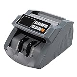 Geldzählmaschine mit Wertzählung, MG/UG/IR-Falschgelderkennung, Geldscheinzähler, LCD-Display, Dollar, Euro, CHN, Additions- und Stapelmodi, Geldzähler, Schnelles Zählen von