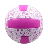 Generisch Beach Volleyball, Size 5 PVC Outdoor Ball, 7.87x6.87x7.87 inches, Elastic Soft-Touch Training Volleyball, Sports Equipment, Resistant Design, Ideal for Girls, Boys, Students