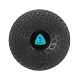 OUTLINER | Medizinball 5kg | Gewichtsball für Kräftigung, Bauch-, Rücken- und Armmuskulatur | Trainingsball außen und innen | Fitnessball fü Kultivierung der Körperform | Schwarz