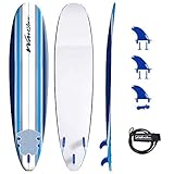 WAVESTORM Klassisches Unisex-Surfbrett, Mehrfarbig, 2,4 m