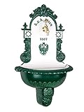 Waschbecken Brunnen Wandbrunnen 72cm Alu Garten im antik Stil Österreich Wien