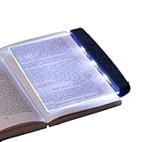 Buchlampe, Lightwedge Leselampe, Leselicht Buch, Book Light, Buch Lampen Leselicht, Light Panel Book Light Buchlicht Leselicht Mit Abnehmbarem Seitenclip, Tragbare LED-Flachplattenlampe, Augenschutz