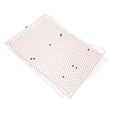 FRCOLOR Material für Tea-Party-Kleider abendkleid damenbekleidung frauenkleidung frauenkleider Breites Netz DIY-Zubehör für Mädchenkleidung Stoff machen Netzstoff Gittergewebe rot