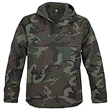bw-online-shop Hooded Windbreaker mit Fleecefutter woodland - 3XL