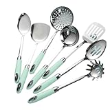 Edelstahl Küchenhelfer Set, Schaufel, Suppenzange, Küchenzubehör, Backwerkzeuge(