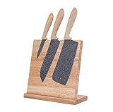 Messerblock Magnetisches Messerbrett Küche Messerblock Messerhalter Kapazität Messer Dock Lagerregal Stark Magnetisch für Küche
