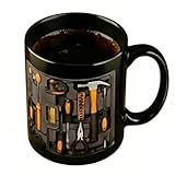 Werkzeugkasten Mug, 325ML Werkzeugkasten Keramik Kaffeetasse, Lustiger Werkzeugkastens Kaffeebecher mit Isoliertem Henkel, Rutschfester Werkzeugkastens Tee Tasse, für Heiß & Kaltgetränke