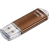 Hama 16GB USB-Stick USB 3.0 Datenstick (70 MB/s Datentransfer, USB-Stick mit Öse zur Befestigung am Schlüsselring, Speicherstick, Memory Stick mit Verschlusskappe, z. B. für Windows/MacBook) Bronze