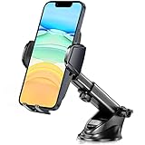 MOSOTECH Handyhalterung Auto, 360° Drehung Armaturenbrett / Windschutzscheiben KFZ Handy Halterung, Universal Handyhalter Auto mit Starker Saugnapf für Alle Smartphone 3.8'-6.8'