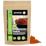 Alpi Nature Cayennepfeffer gemahlen BIO 100g, Cayenne Pfeffer, Cayennepfeffer Pulver, Chilipulver