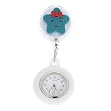 Beaupretty Knickbare Krankenschwesteruhr mit Quarzwerk Stylische Taschenuhr für Medizinisches Personal Design für Einfache Zeitablesung für Besondere Anlässe