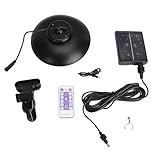 Outdoor Solar Regenschirm Leuchten IP65 wasserdichte Helligkeit Verstellbares LED Solar angetriebener Patio -Regenschirm -Lichter mit Fernbedienung für Campinggarten Garten (Weiße Beleuchtung)